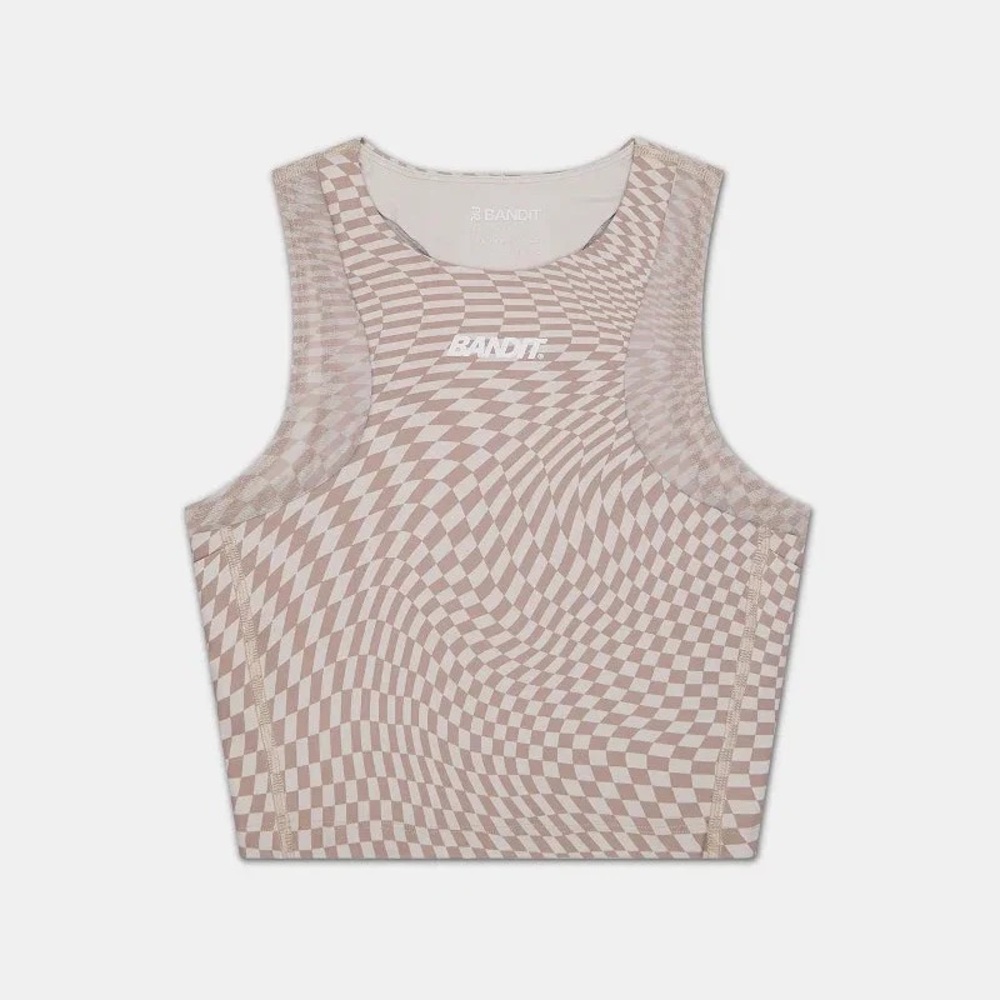 Bandit Stamina Lyra Race Crop - Chalk With Cocoa (Size M)